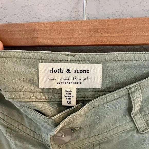 Anthropologie cloth & stone high-rise cargo shorts - Picture 6 of 6